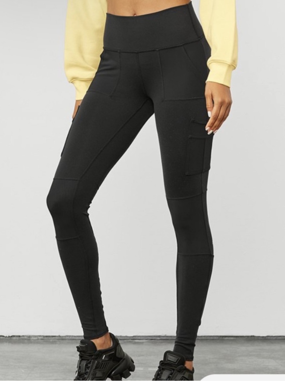 Alo Yoga High Waist Cargo Legging Black